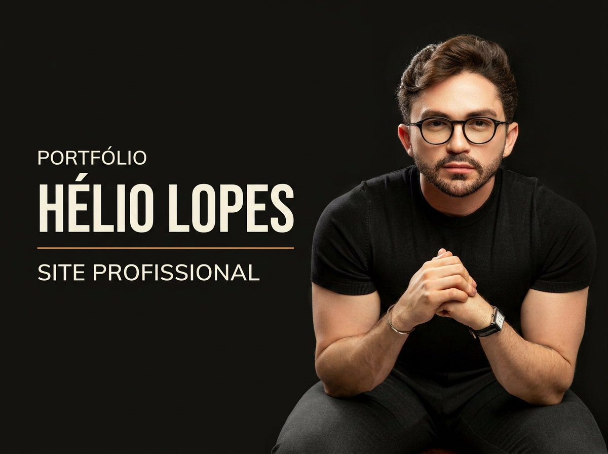 Capa do projeto Hélio Lopes